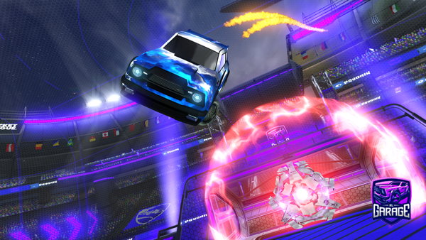 A Rocket League car design from Darknight444