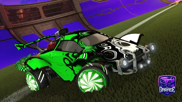 A Rocket League car design from -Goose-