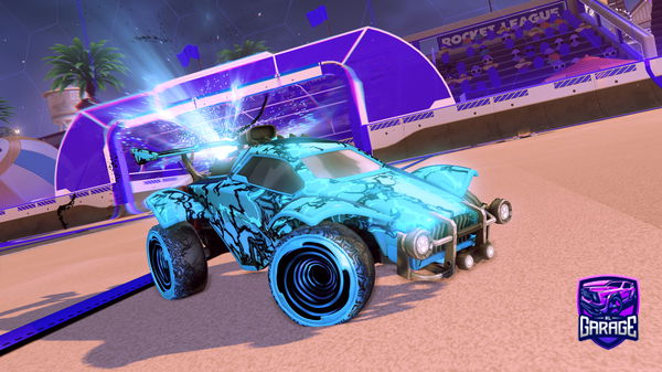 A Rocket League car design from Ginga