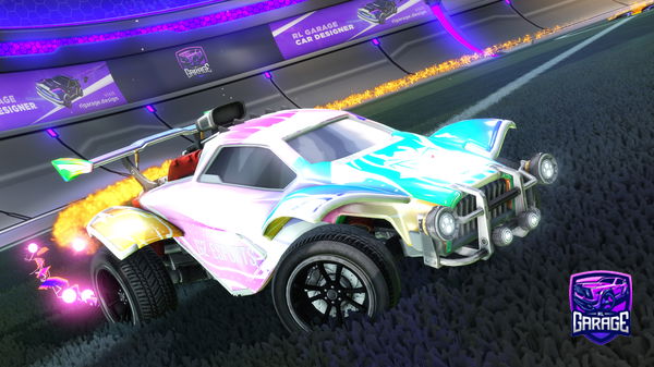 A Rocket League car design from Caillou_894