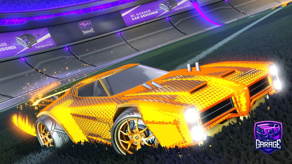 A Rocket League car design from WildGrayWolf