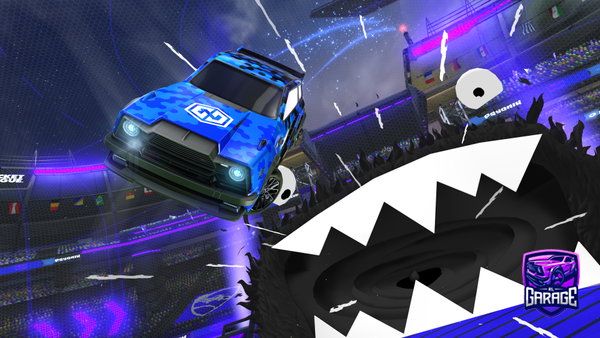 A Rocket League car design from Jerginhe