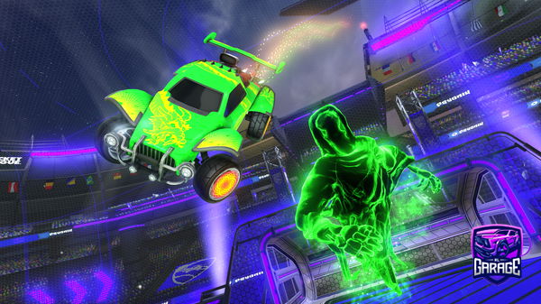 A Rocket League car design from animush389