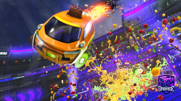 A Rocket League car design from Mitoka_on60FPS