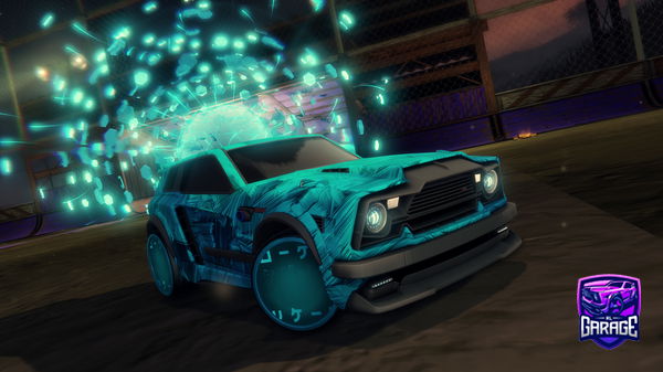 A Rocket League car design from Someone9355