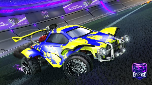 A Rocket League car design from jakeyboyyrmom