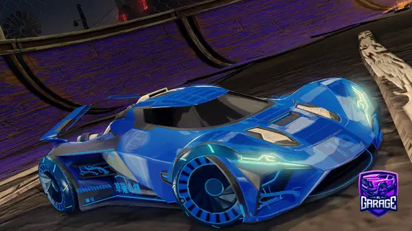 A Rocket League car design from Polar-Ray