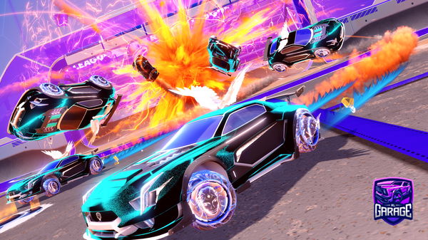 A Rocket League car design from Threeerios