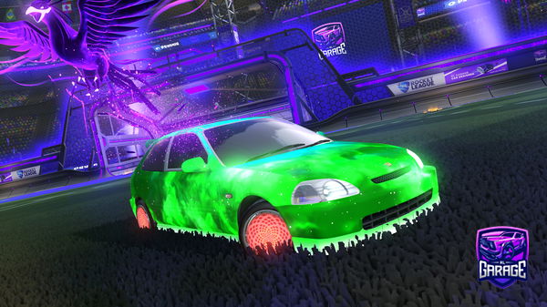 A Rocket League car design from Walverana01