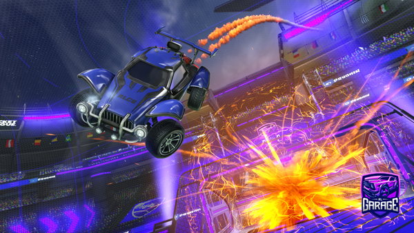 A Rocket League car design from PLUTONIUM_