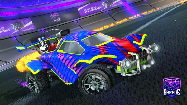 A Rocket League car design from goncalopor