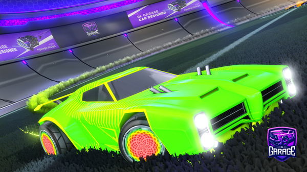 A Rocket League car design from Ecir32