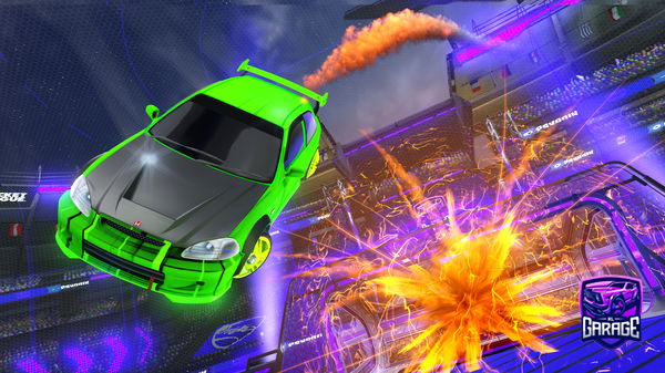 A Rocket League car design from oscarprz17