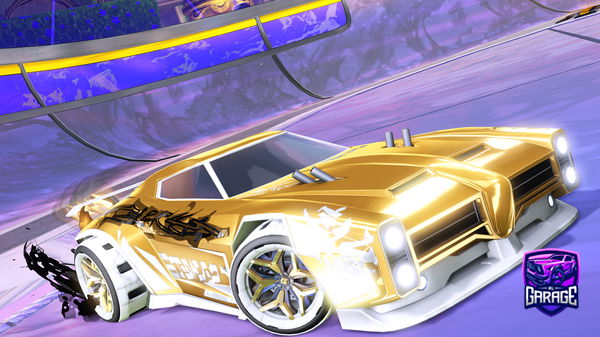 A Rocket League car design from KDKNABB