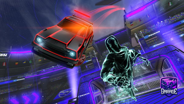 A Rocket League car design from Pleaxing