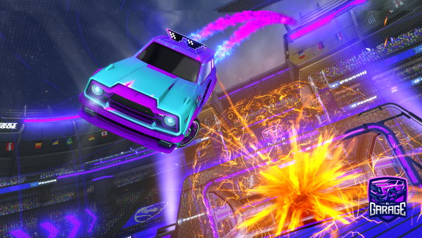 A Rocket League car design from Camo08R