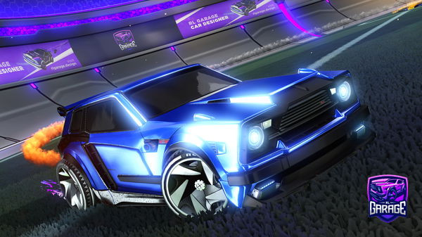 A Rocket League car design from papichulo127