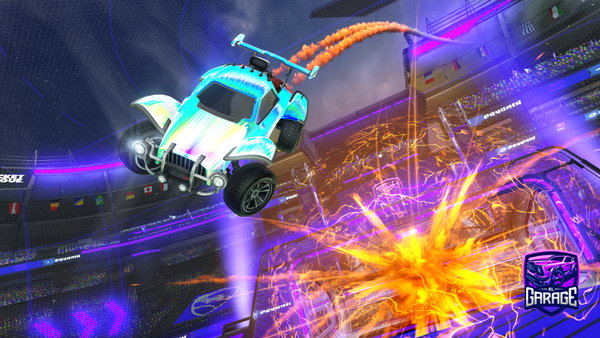 A Rocket League car design from Smurphy822