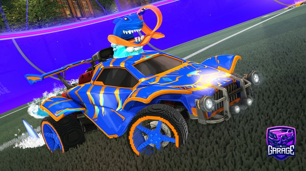 A Rocket League car design from Roffeloffe