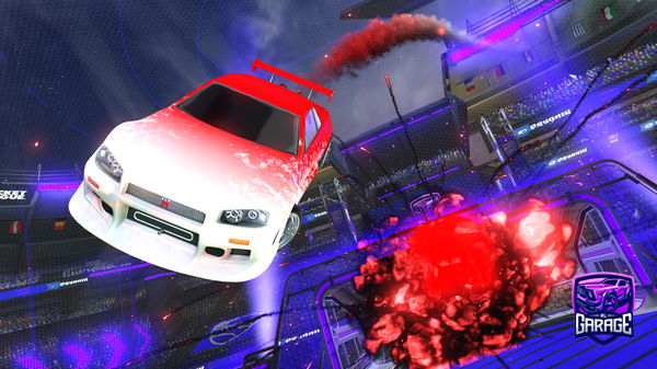 A Rocket League car design from CHBACHIFA