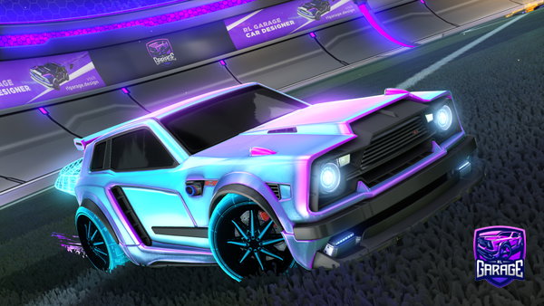 A Rocket League car design from robylucertola