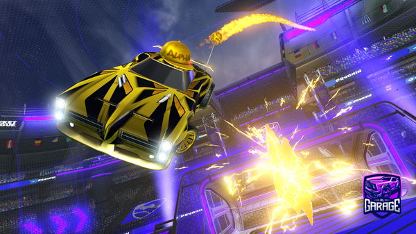 A Rocket League car design from srt_micael