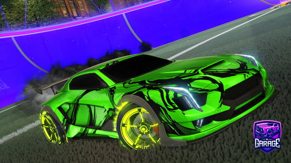 A Rocket League car design from EXOTICBinRL