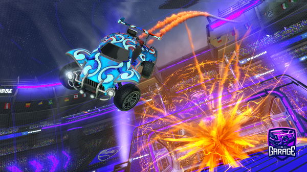 A Rocket League car design from G1oater