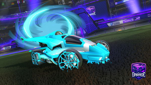 A Rocket League car design from KTRLCluB
