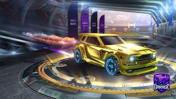 A Rocket League car design from UrBoyMiki