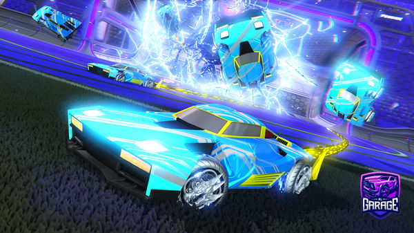 A Rocket League car design from GlacierEle