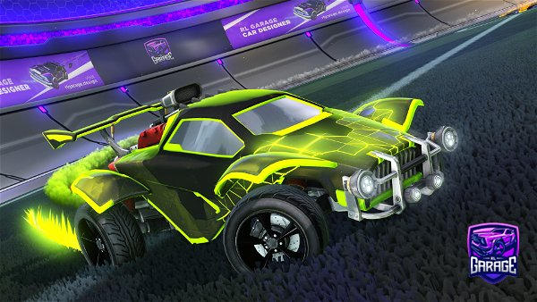 A Rocket League car design from TORNAYYDO