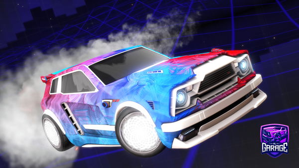 A Rocket League car design from DLC-V1p3r