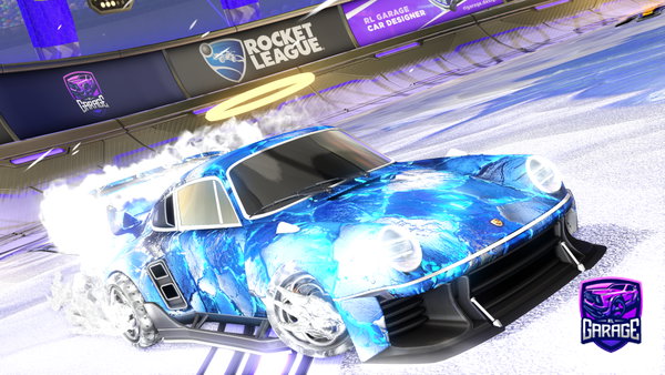 A Rocket League car design from Brrtx