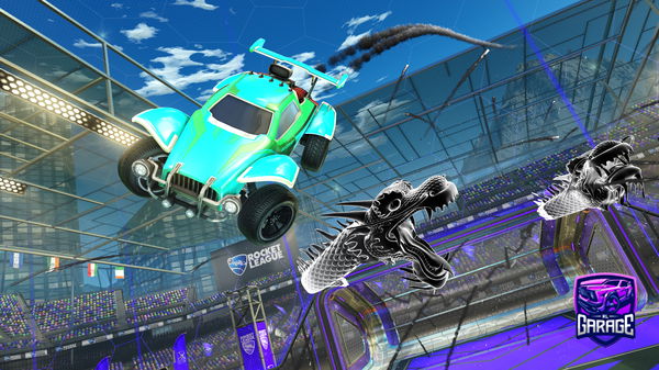 A Rocket League car design from hornet4000