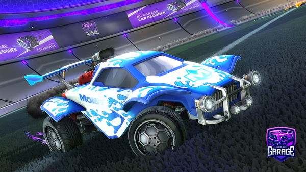 A Rocket League car design from KomischeKatze