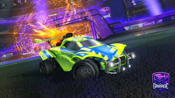 A Rocket League car design from Wiw7325