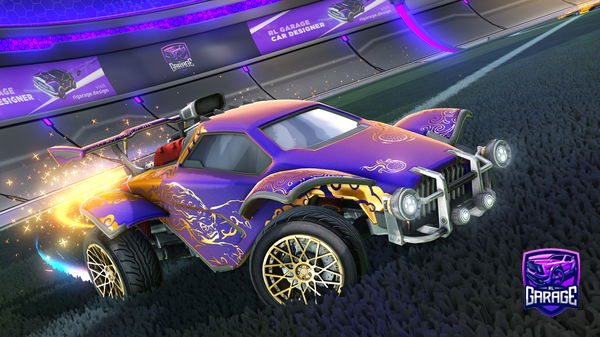A Rocket League car design from Loxxe