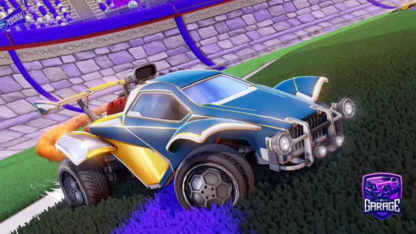 A Rocket League car design from Feenix_