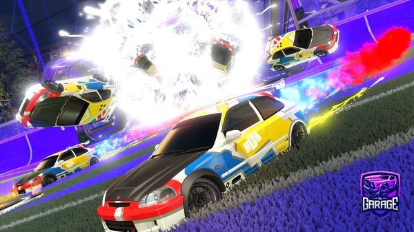 A Rocket League car design from patinormz