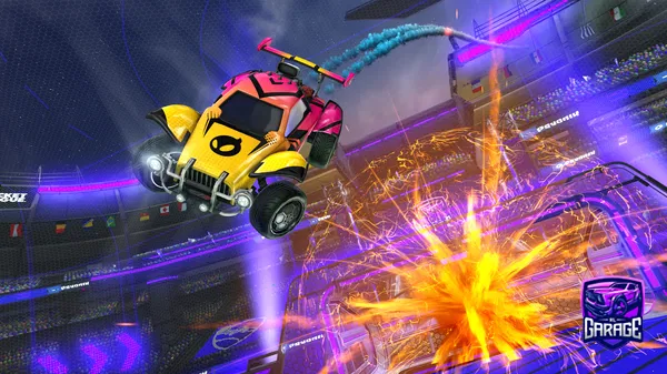 A Rocket League car design from Frostyyrll