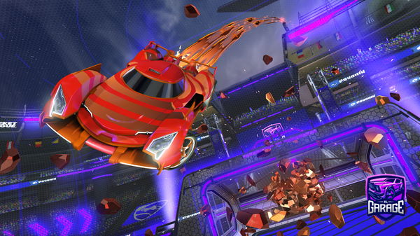 A Rocket League car design from Together-laser7