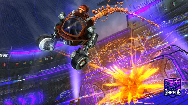 A Rocket League car design from cbrlbuy