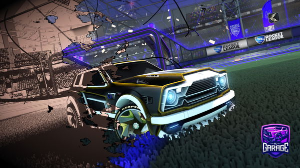 A Rocket League car design from Knowev