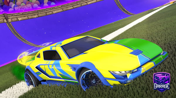 A Rocket League car design from Pony_pixel_wave