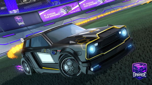 A Rocket League car design from gravonix