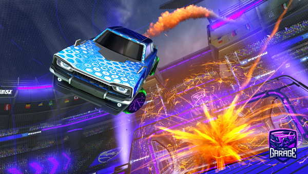 A Rocket League car design from TiltedTexan