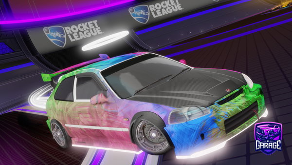 A Rocket League car design from Qubix511