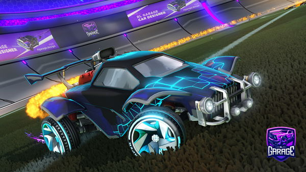 A Rocket League car design from Streamy