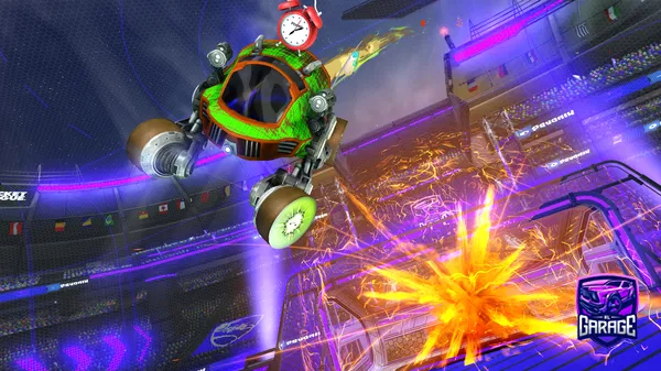 A Rocket League car design from the-tiger-8-rean